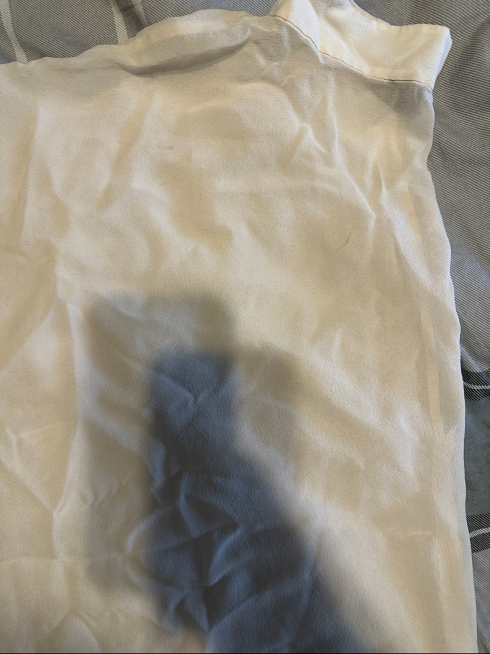 Eileen Fisher Cream Lightweight Top - Picture 7 of 9